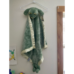 My Banky Frog Baby Security Blanket Satin Trim